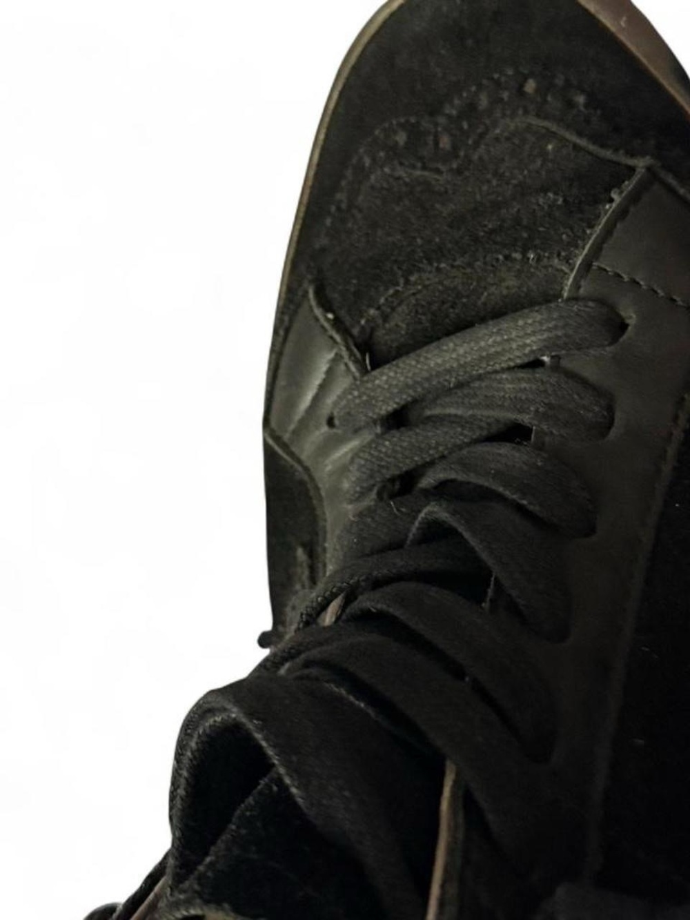 Golden Goose Black High-Top Mid Star Suede & Leather Sneakers - Picture 6 of 7